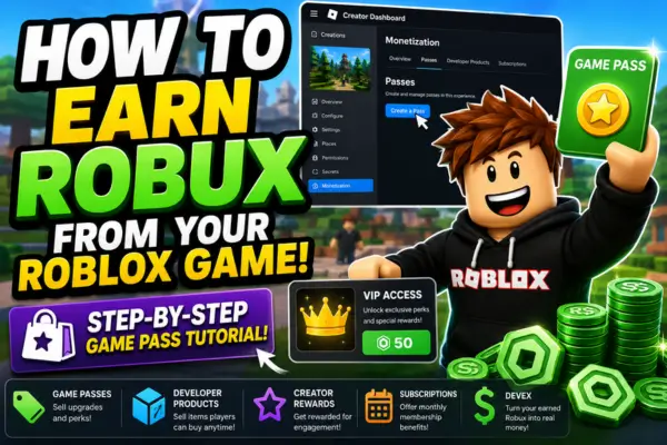 How to Earn Robux from Your Roblox Game